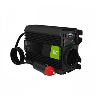 Green Cell Przetwornica napięcia 12V 150W/300W Modyfikowana sinusoida