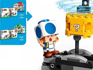 LEGO Klocki Super Mario 71390 Walka z Reznorami - zestaw dodatkowy