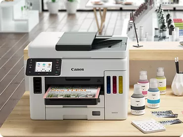 Urządzenie wielofunkcyjne atramentowe kolorowe Canon Maxify GX7040 USB, LAN, Wi-Fi