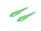 Lanberg Patchcord światłowodowy Sm Sc/Apc-Sc/Apc Simplex 3.0mm 20M biały