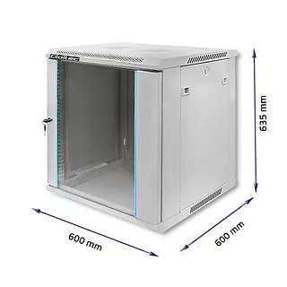 Qoltec Szafa RACK 19 cali | 12U | 600 x 600 x 635