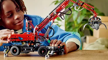 LEGO Technic 42144 Dźwig z chwytakiem