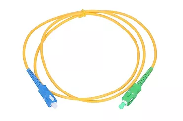 Extralink Kabel Patchcord SC/APC-SC/UPC Jednomodowy Simplex 1m