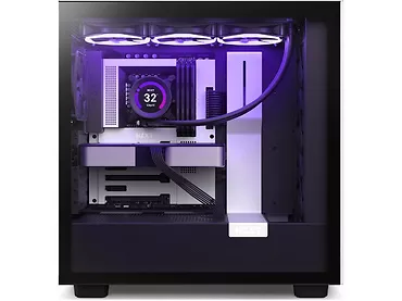 NZXT Obudowa H7 Flow z oknem Czarno-biała