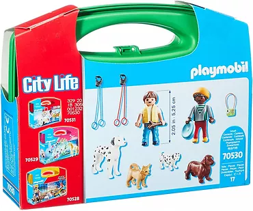 Playmobil Zestaw City Life 70530 Skrzyneczka Spacer z psami