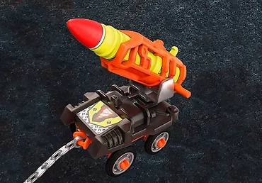 Playmobil Zestaw DINO Rise 70929 Dino Mine Wózek z rakietą