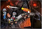 Playmobil Zestaw DINO Rise 70929 Dino Mine Wózek z rakietą