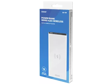 POWERBANK 10000 mAh 20W SAVIO BA-06 ładowanie indukcyjne 15W