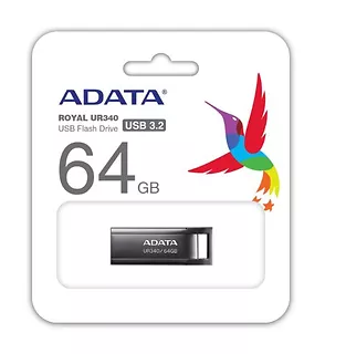 Adata Pendrive UR340 64GB USB3.2 Gen1 Czarny