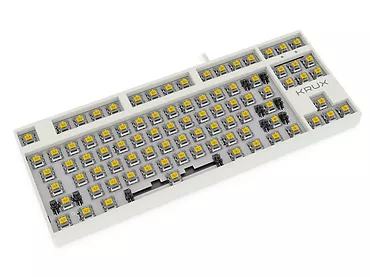 Krux Klawiatura gamingowa - Atax PRO RGB Creator Retro Gateron Yellow Pro