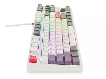Krux Klawiatura gamingowa - Atax PRO RGB Creator Retro Gateron Yellow Pro