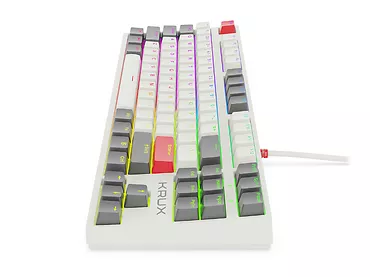Krux Klawiatura gamingowa - Atax PRO RGB Creator Retro Gateron Yellow Pro