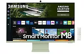 Samsung Monitor 32 cale LS32BM80GUUXEN VA 3840x2160 UHD 16:9 1xMicro HDMI/1xUSB-C+1xUSB-C (65W) 4 ms (GTG) HAS Webcam głośniki płaski zielony SMART