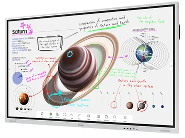 Samsung Monitor profesjonalny WM85B Flip PRO 85 cali Dotykowa 16h/7 350(cd/m2) 3840 x 2160 (UHD) Flip App WiFi/BT 3 lata d2d (LH85WMBWLGCXEN)