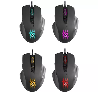 Defender Mysz gamingowa przewodowa WOLVERINE GM-700L 12800 dpi 7P