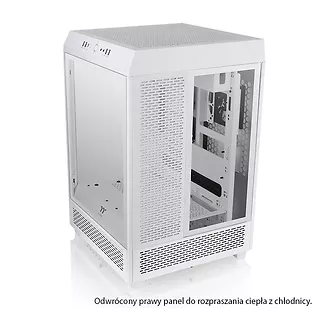 Thermaltake obudowa - The Tower 500 Snow tg*3/ 120mm*2