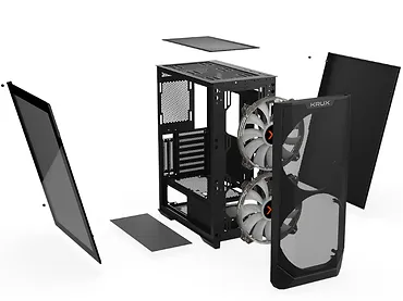 Krux Obudowa komputerowa Krux Vortex ARGB