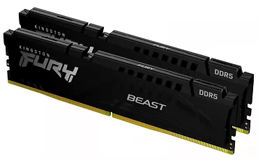 Kingston Pamięć DDR5 Fury Beast 32GB(2*16GB)/6000 CL36 czarna