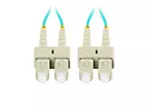 Lanberg Patchcord światłowodowy Mm Sc/Upc-Sc/Upc Duplex 3.0mm 5m Aqua