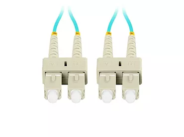 Lanberg Patchcord światłowodowy Mm Sc/Upc-Sc/Upc Duplex 3.0mm 5m Aqua