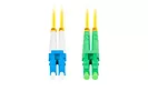 Lanberg Patchcord światłowodowy Sm Lc/Apc-Lc/Upc Duplex 3.0Mm 2M żółty