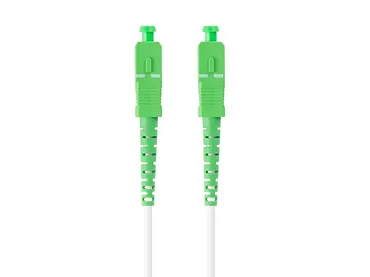 Lanberg Patchcord światłowodowy Sm Sc/Apc-Sc/Apc Simplex 3.0Mm 50M biały