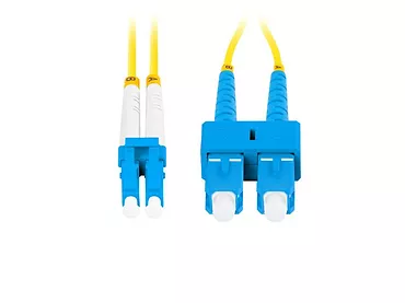 Lanberg Patchcord światłowodowy Sm Sc/Upc-Lc/Upc Duplex 3.0Mm 2M żółty