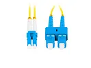 Lanberg Patchcord światłowodowy Sm Sc/Upc-Lc/Upc Duplex 3.0Mm 5M ż&oacute;łty