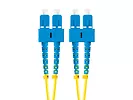 Lanberg Patchcord światłowodowy Sm Sc/Upc-Sc/Upc Duplex 3.0Mm 10M żółty