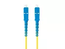 Lanberg Patchcord światłowodowy Sm Sc/Upc-Sc/Upc Simplex 3.0Mm 10M żółty