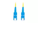 Lanberg Patchcord światłowodowy Sm Sc/Upc-Sc/Upc Simplex 3.0Mm 10M żółty