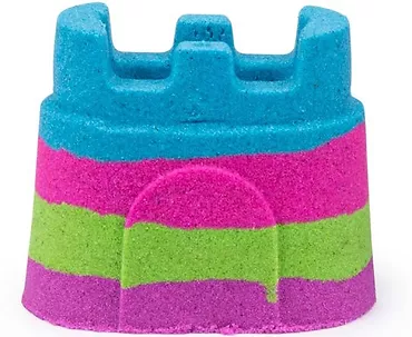 Spin Master Piasek kinetyczny Kinetic Sand Mini Tęczowy Zamek