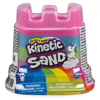 Spin Master Piasek kinetyczny Kinetic Sand Mini Tęczowy Zamek