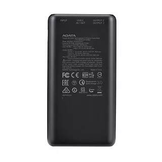 Adata Powerbank P20000QCD 20000mAh Czarny QC/PD