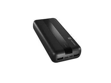 Natec Powerbank Trevi 20000mAh 2x USB-A + USB-C Czarny