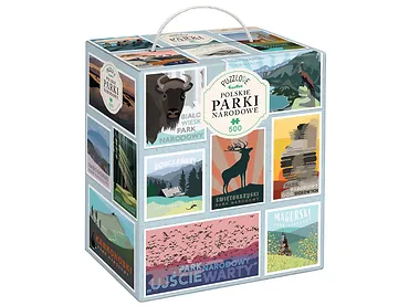 Puzzle Puzzlove CzuCzu 500 el. Polskie Parki narodowe Bright Junior Media