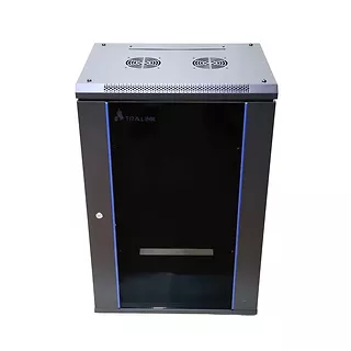 Extralink Szafa rack 15U 600x600mm czarna wisząca