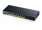 Zyxel Przełącznik GS1900-10HP v2 8port L2 PoE 70W 2xSFP 802.3at Switch Smart