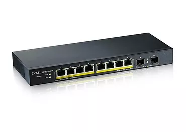 Zyxel Przełącznik GS1900-10HP v2 8port L2 PoE 70W 2xSFP 802.3at Switch Smart