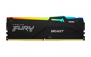 Kingston Pamięć DDR5 Fury Beast RGB 32GB(2*16GB)/5200 CL40