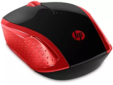 Mysz bezprzewodowa HP 200 - czerwona 2HU82AA