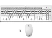 Zestaw bezprzewodowej myszy i klawiatury HP 230 - biały (3L1F0AA)
