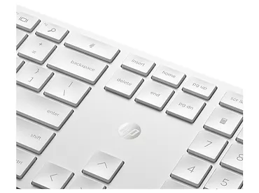 Zestaw bezprzewodowy myszy i klawiatury HP 650 - biały (4R016AA)