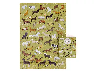 Czuczu Puzzlove Czuczu Konie Puzzle 60 elementów 1729