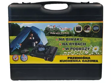 Kuchenka gazowa turystyczna EliCo w walizce BDZ-155B