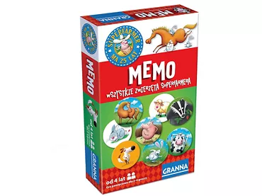 Gra Memo Wszystkie zwierzęta świata Granna 02621