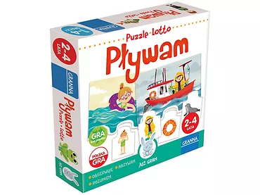 Gra Już Gram: Pływam puzzle, lotto Granna 04007