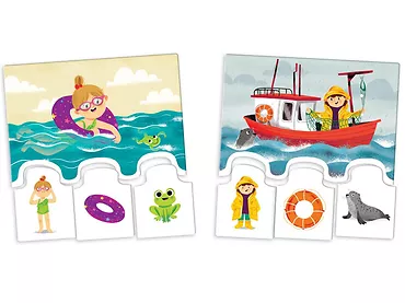 Gra Już Gram: Pływam puzzle, lotto Granna 04007