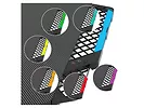 Biurko gamingowe GAMSET SNAKE 1.4 + Padholder + podkładka XXL + 3 uchwyty