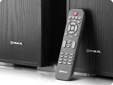Aktywne kolumny głośnikowe 2.0 REAL-EL S-2070 Black